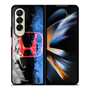 HONDA BRUSHED LOGO Samsung Galaxy Z Fold 4 Case Cover