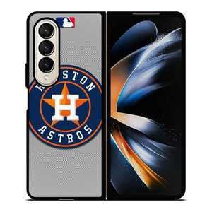 HOUSTON ASTROS BASEBALL MLB LOGO Samsung Galaxy Z Fold 4 Case Cover