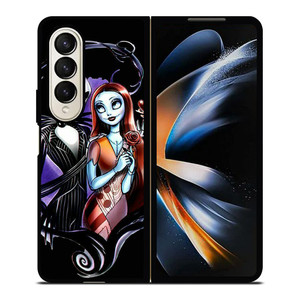 JACK SKELLINGTON AND SALLY NIGHTMARE BEFORE CHRISTMAS Samsung Galaxy Z Fold 4 Case Cover