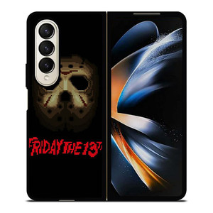 JASON VOORHES FRIDAY THE 13TH 8 BIT ART Samsung Galaxy Z Fold 4 Case Cover JASON VOORHES FRIDAY THE 13TH 8 BIT ART Samsung Galaxy Z Fold 4 Case Cover