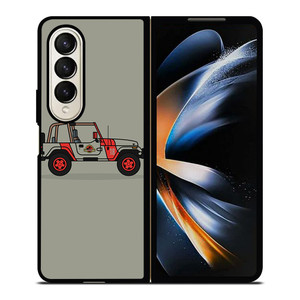 JEEP WRANGLER JURASSIC PARK Samsung Galaxy Z Fold 4 Case Cover JEEP WRANGLER JURASSIC PARK Samsung Galaxy Z Fold 4 Case Cover
