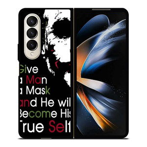 JOKER QUOTES CARTOON Samsung Galaxy Z Fold 4 Case Cover