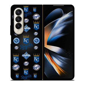 KANSAS CITY ROYALS LOGO PATTERN Samsung Galaxy Z Fold 4 Case Cover
