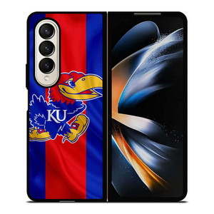 KANSAS JAYHAWKS FOOTBALL FLAG Samsung Galaxy Z Fold 4 Case Cover KANSAS JAYHAWKS FOOTBALL FLAG Samsung Galaxy Z Fold 4 Case Cover