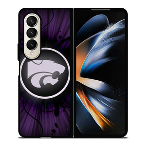 KANSAS STATE WILDCATS ICON Samsung Galaxy Z Fold 4 Case Cover KANSAS STATE WILDCATS ICON Samsung Galaxy Z Fold 4 Case Cover