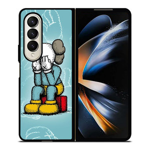 KAWS BLUE ART Samsung Galaxy Z Fold 4 Case Cover