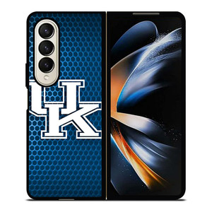 KENTUCKY WILDCATS METAL LOGO Samsung Galaxy Z Fold 4 Case Cover