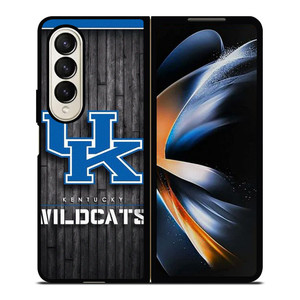 KENTUCKY WILDCATS WOOD LOGO Samsung Galaxy Z Fold 4 Case Cover