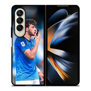 KHVICHA KVARATSKHELIA NAPOLI FC Samsung Galaxy Z Fold 4 Case Cover