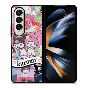 KUROMI MY MELODY CARTOON Samsung Galaxy Z Fold 4 Case Cover KUROMI MY MELODY CARTOON Samsung Galaxy Z Fold 4 Case Cover
