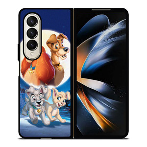 LADY AND THE TRAMP CARTOON DISNEY Samsung Galaxy Z Fold 4 Case Cover