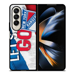 LETS GO NEW YORK RANGERS Samsung Galaxy Z Fold 4 Case Cover LETS GO NEW YORK RANGERS Samsung Galaxy Z Fold 4 Case Cover