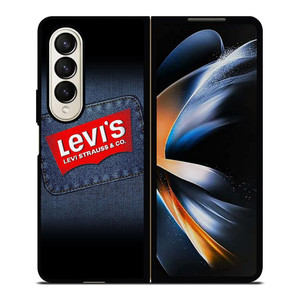 LEVIS LEVI STRAUSS CO JEANS LABELS Samsung Galaxy Z Fold 4 Case Cover