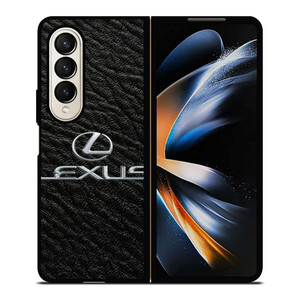 LEXUS LEATHER LOGO EMBLEM Samsung Galaxy Z Fold 4 Case Cover