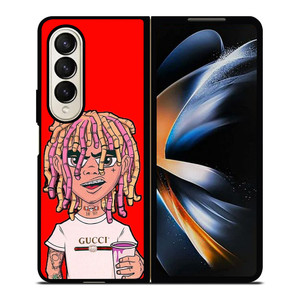 LIL PUMP RAPPER RED Samsung Galaxy Z Fold 4 Case Cover