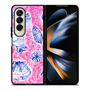 LILLY PULITZER CORALS Samsung Galaxy Z Fold 4 Case Cover LILLY PULITZER CORALS Samsung Galaxy Z Fold 4 Case Cover