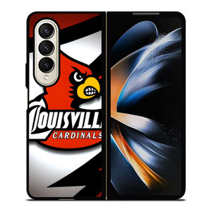 LOUISVILLE CARDINALS BASKETBALL LOGO 2 Samsung Galaxy Z Fold 4 Case Cover