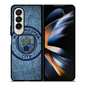 MANHESTER CITY WALL TEXTURE Samsung Galaxy Z Fold 4 Case Cover