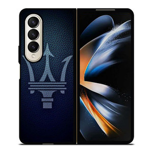 MASERATI LEATHER LOGO Samsung Galaxy Z Fold 4 Case Cover MASERATI LEATHER LOGO Samsung Galaxy Z Fold 4 Case Cover