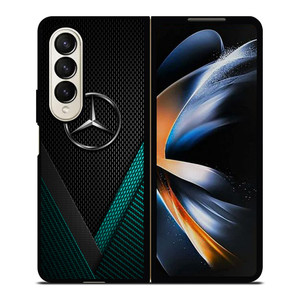 MERCEDES BENZ CARBON EMBLEM Samsung Galaxy Z Fold 4 Case Cover
