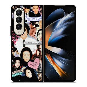 MICHAEL JACKSON CUTE COLLAGE Samsung Galaxy Z Fold 4 Case Cover