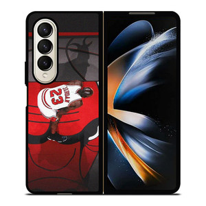 MICHAEL JORDAN CHICAGO BULLS GOAT Samsung Galaxy Z Fold 4 Case Cover
