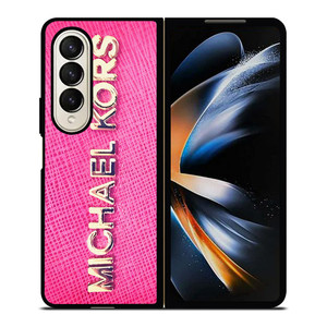 MICHAEL KORS PINK LEATHER Samsung Galaxy Z Fold 4 Case Cover MICHAEL KORS PINK LEATHER Samsung Galaxy Z Fold 4 Case Cover