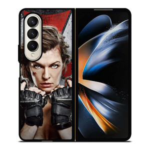 MILLA JOVOVICH RESIDENT EVIL MOVIES Samsung Galaxy Z Fold 4 Case Cover