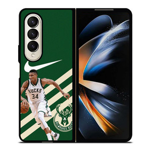 MILWAUKEE BUCKS NIKE GIANNIS ANTETOKOUNMPO Samsung Galaxy Z Fold 4 Case Cover