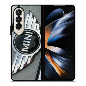 MINI COOPER METAL GRILL EMLBEM Samsung Galaxy Z Fold 4 Case Cover
