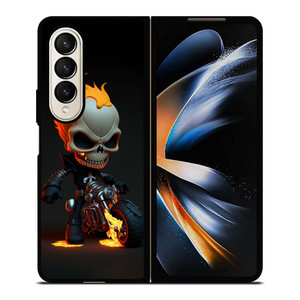 MINI GHOST RIDER KAWAII MARVEL Samsung Galaxy Z Fold 4 Case Cover