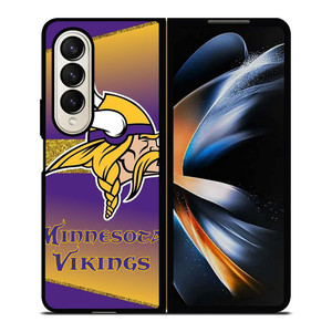 MINNESOTA VIKINGS GLITTER LOGO Samsung Galaxy Z Fold 4 Case Cover