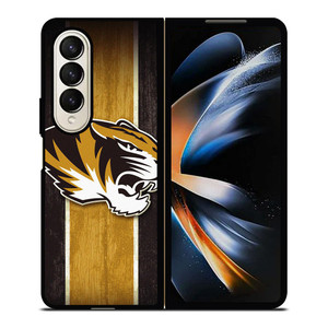 MIZZOU TIGERS WOOD LOGO Samsung Galaxy Z Fold 4 Case Cover