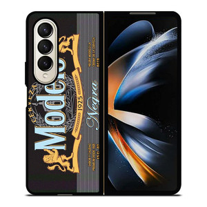 MODELO CERVEZA NEGRO LABEL Samsung Galaxy Z Fold 4 Case Cover