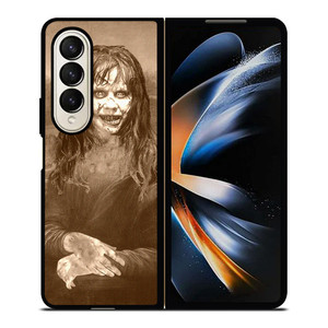 MONA LISA HORROR SCARY Samsung Galaxy Z Fold 4 Case Cover MONA LISA HORROR SCARY Samsung Galaxy Z Fold 4 Case Cover