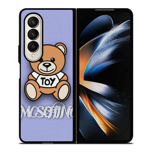MOSCHINO TOY LOGO PURPLE Samsung Galaxy Z Fold 4 Case Cover