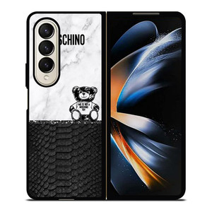 MOSCHINO TOY SNAKE SKIN Samsung Galaxy Z Fold 4 Case Cover