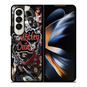 MOTLEY CRUE METAL BAND COLLAGE Samsung Galaxy Z Fold 4 Case Cover