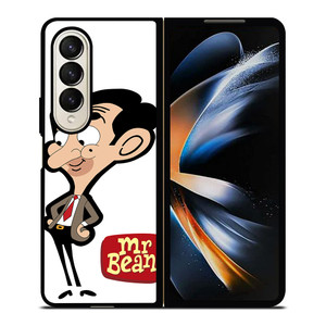 MR BEAN CARTOON LOGO Samsung Galaxy Z Fold 4 Case Cover