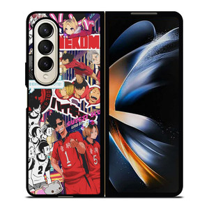 NEKOMA HIGH HAIKYUU COLLAGE Samsung Galaxy Z Fold 4 Case Cover