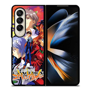 NEON GENESIS EVANGELION ANIME POSTER Samsung Galaxy Z Fold 4 Case Cover