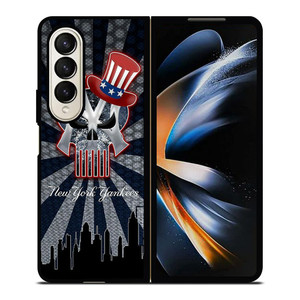 NEW YORK YANKEES BASEBALL SKULL SYMBOL Samsung Galaxy Z Fold 4 Case Cover