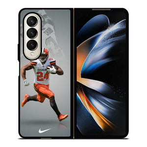 NICK CHUBB CLEVELAND BROWNS NIKE Samsung Galaxy Z Fold 4 Case Cover
