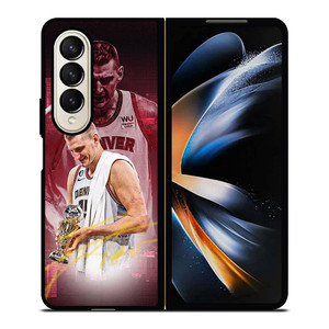 NIKOLA JOKIC DENVER NUGGETS CHAMPIONS Samsung Galaxy Z Fold 4 Case Cover NIKOLA JOKIC DENVER NUGGETS CHAMPIONS Samsung Galaxy Z Fold 4 Case Cover