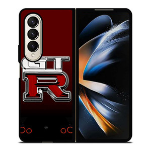NISSAN GTR EMBLEM STOP LAMP Samsung Galaxy Z Fold 4 Case Cover