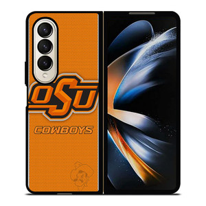 OSU OKAHOMA STATE COWBOYS CARBON LOGO Samsung Galaxy Z Fold 4 Case Cover