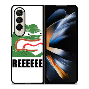PEPE THE FROG REEEE CARTOON Samsung Galaxy Z Fold 4 Case Cover