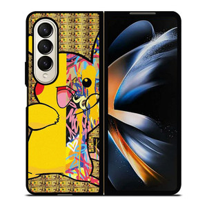 PIKACHU POKEMON ABSTRACT ART Samsung Galaxy Z Fold 4 Case Cover