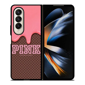 PINK VICTORIA SECRET ICE CREAM Samsung Galaxy Z Fold 4 Case Cover