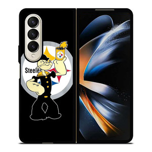 PITTSBURGH STEELERS FOOTBALL POPEYE CARTOON Samsung Galaxy Z Fold 4 Case Cover